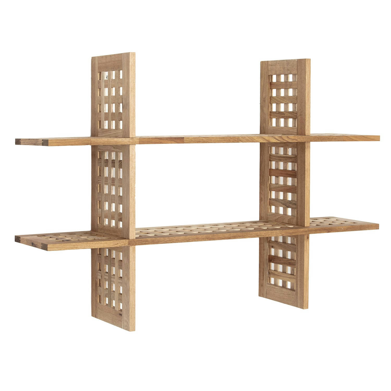 JAYA - Étagère en bois de noyer avec 6 compartiments