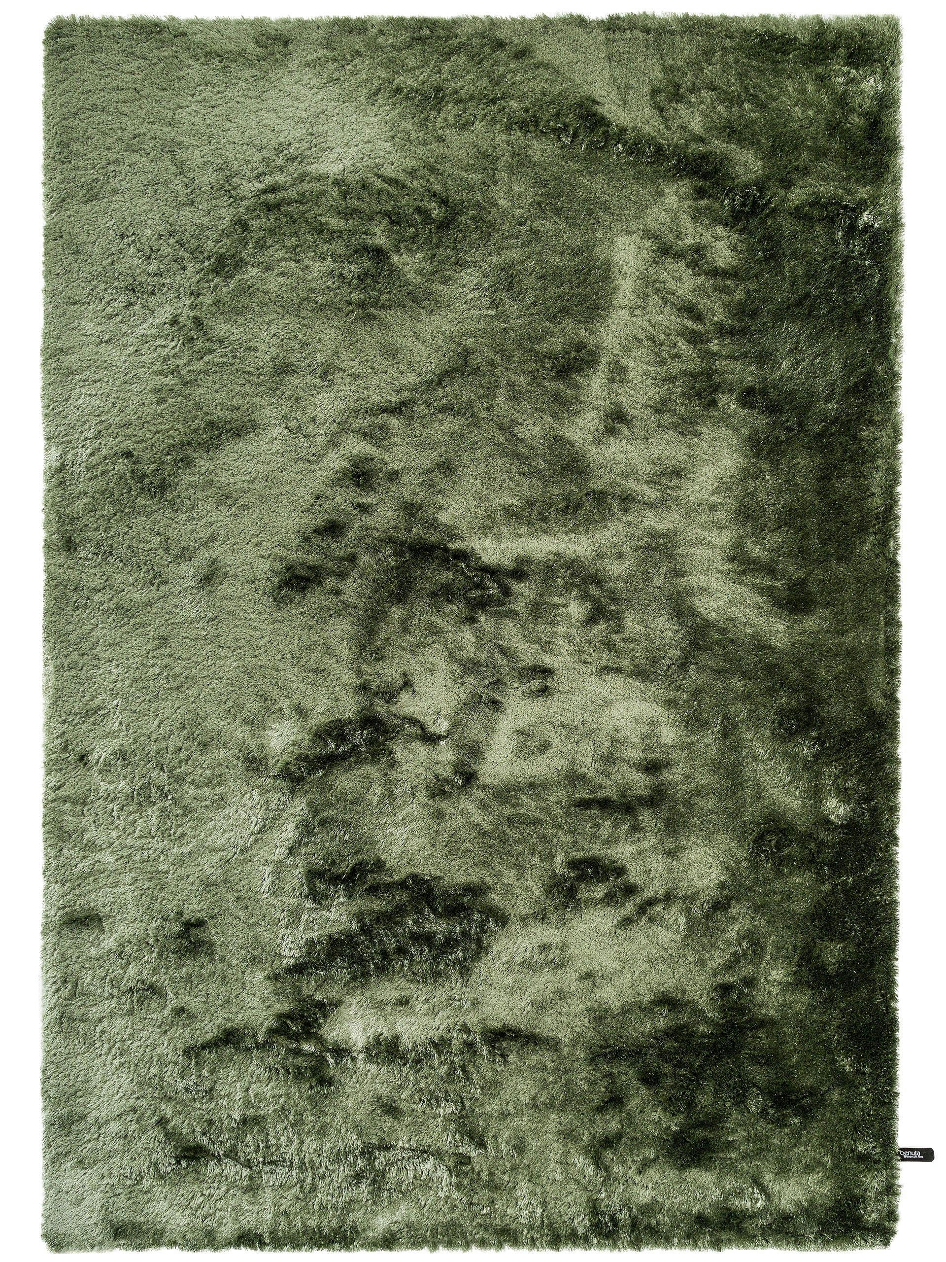 WHISPER - Tapis à poils longs vert 240x340
