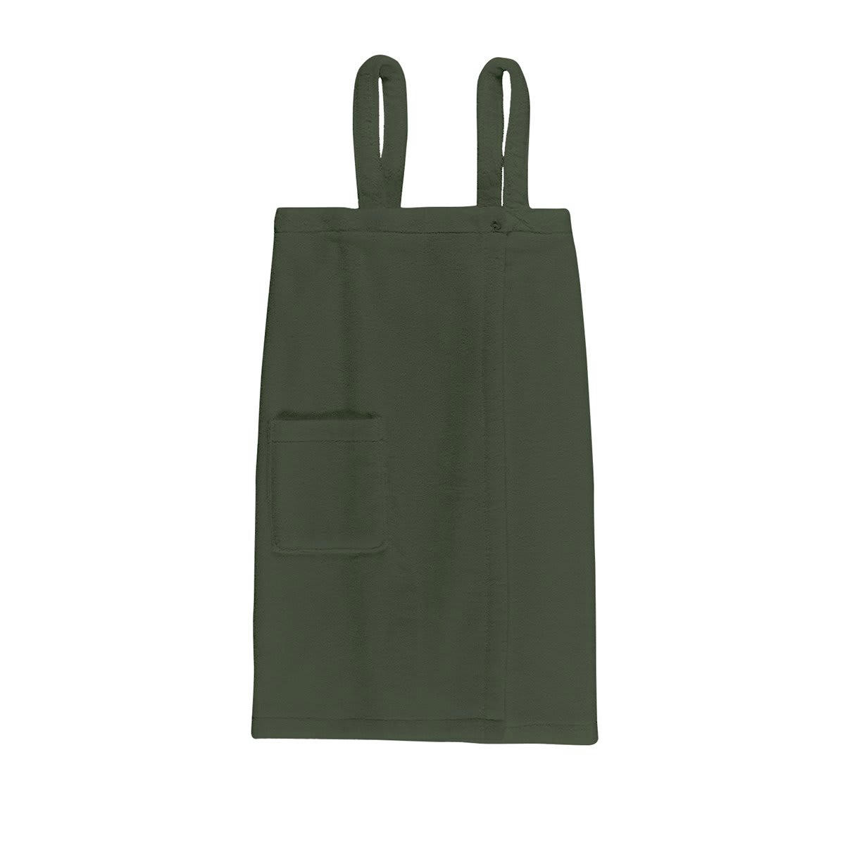 SENSOFT - Robe de bain en coton à bretelles 450gr/m² Eucalyptus S/M