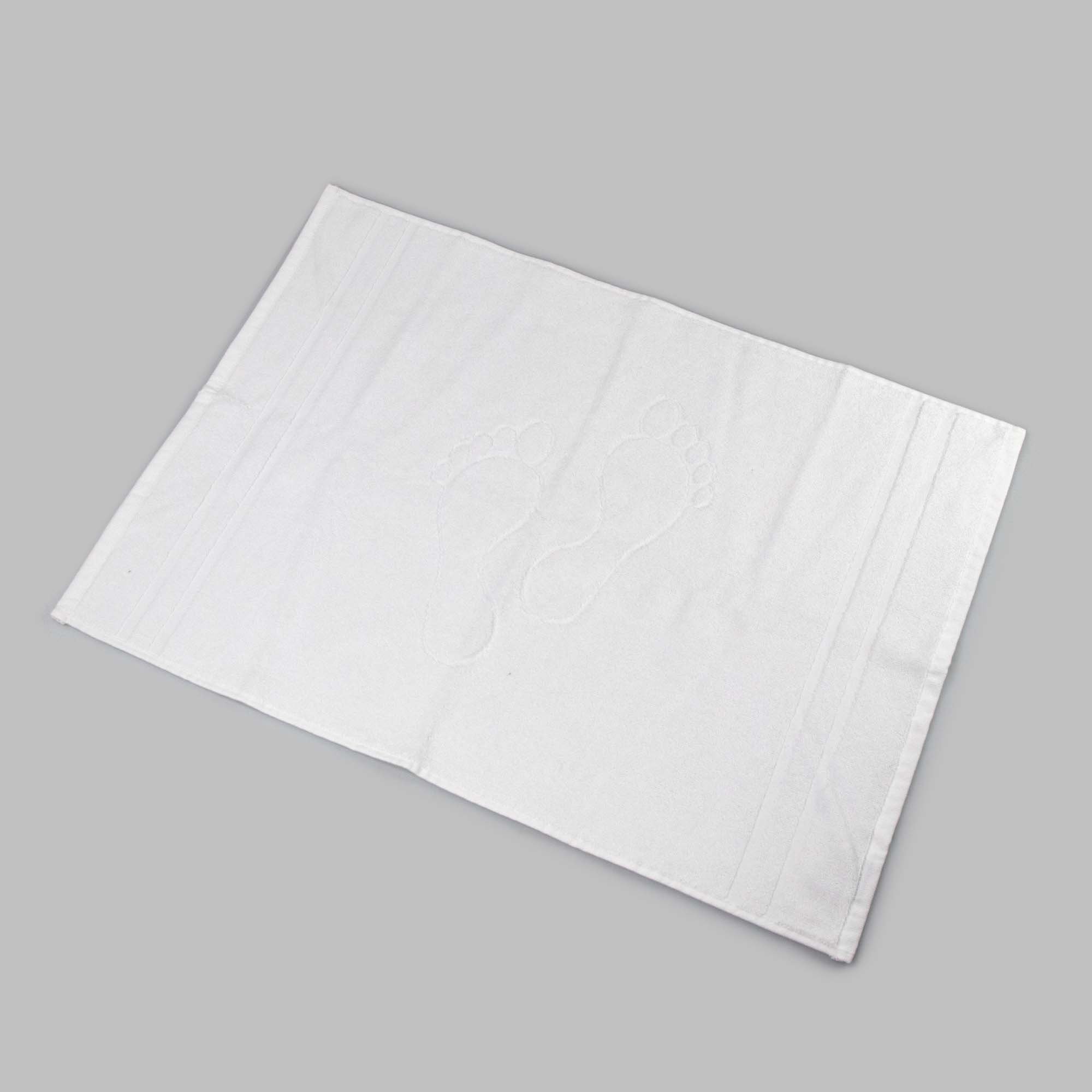 Tapete saída de banho TOOSTY pés branca