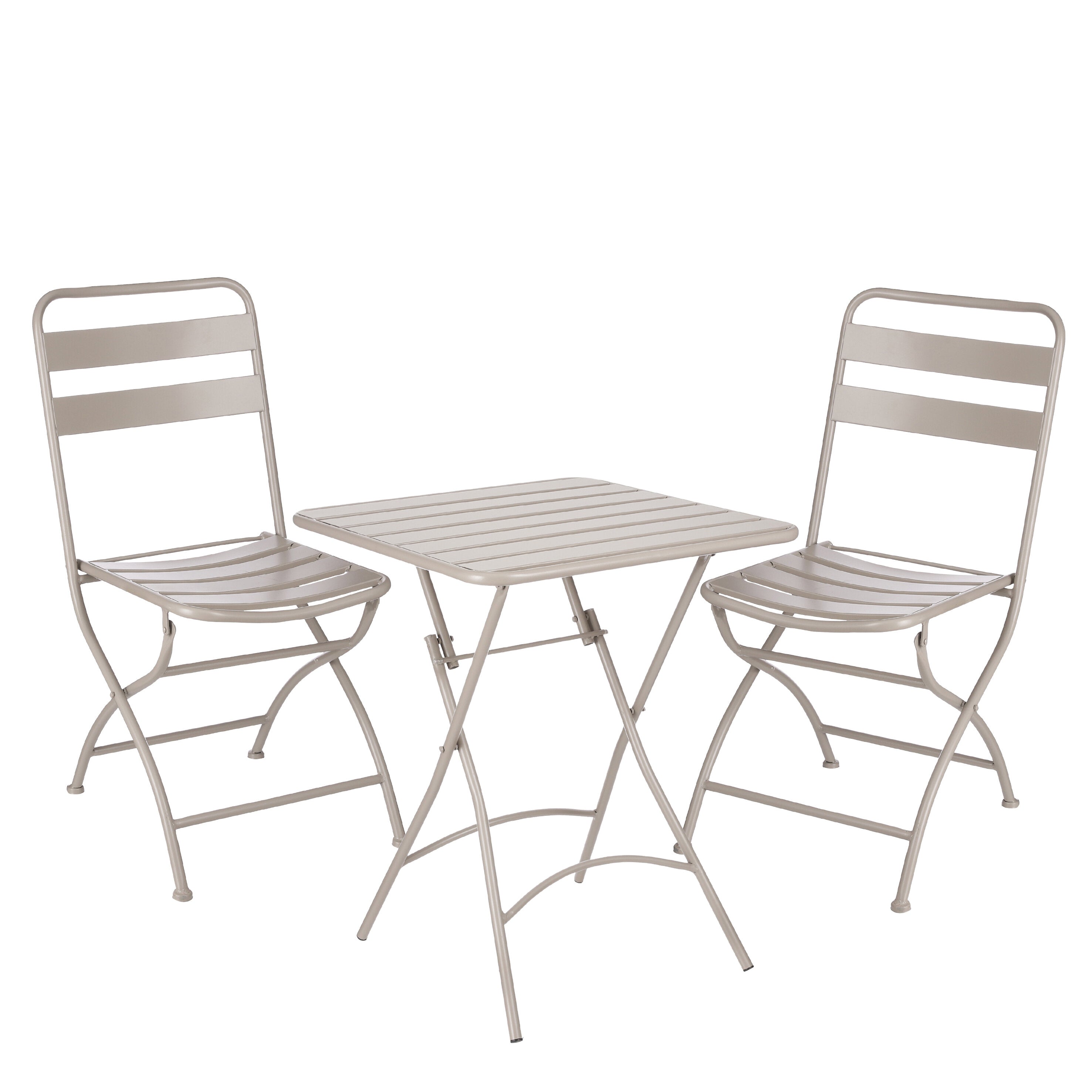 Mica Decorations Evita Bistroset - Set van 3 - Metaal - Bruin