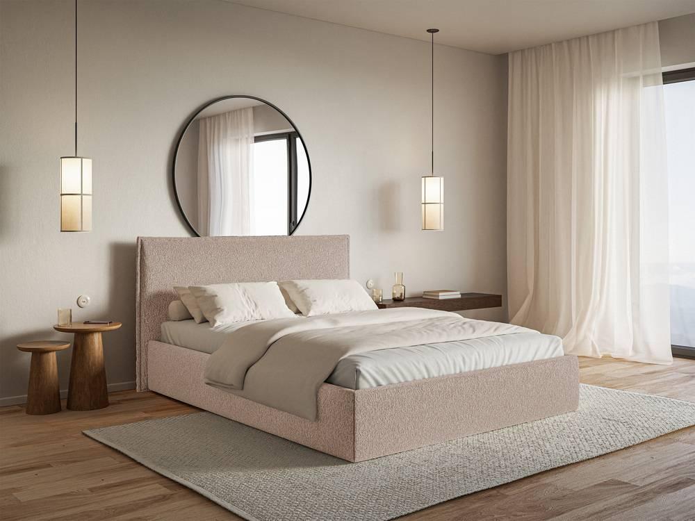 Bedframe Esmay chenille 180 x 200 cm