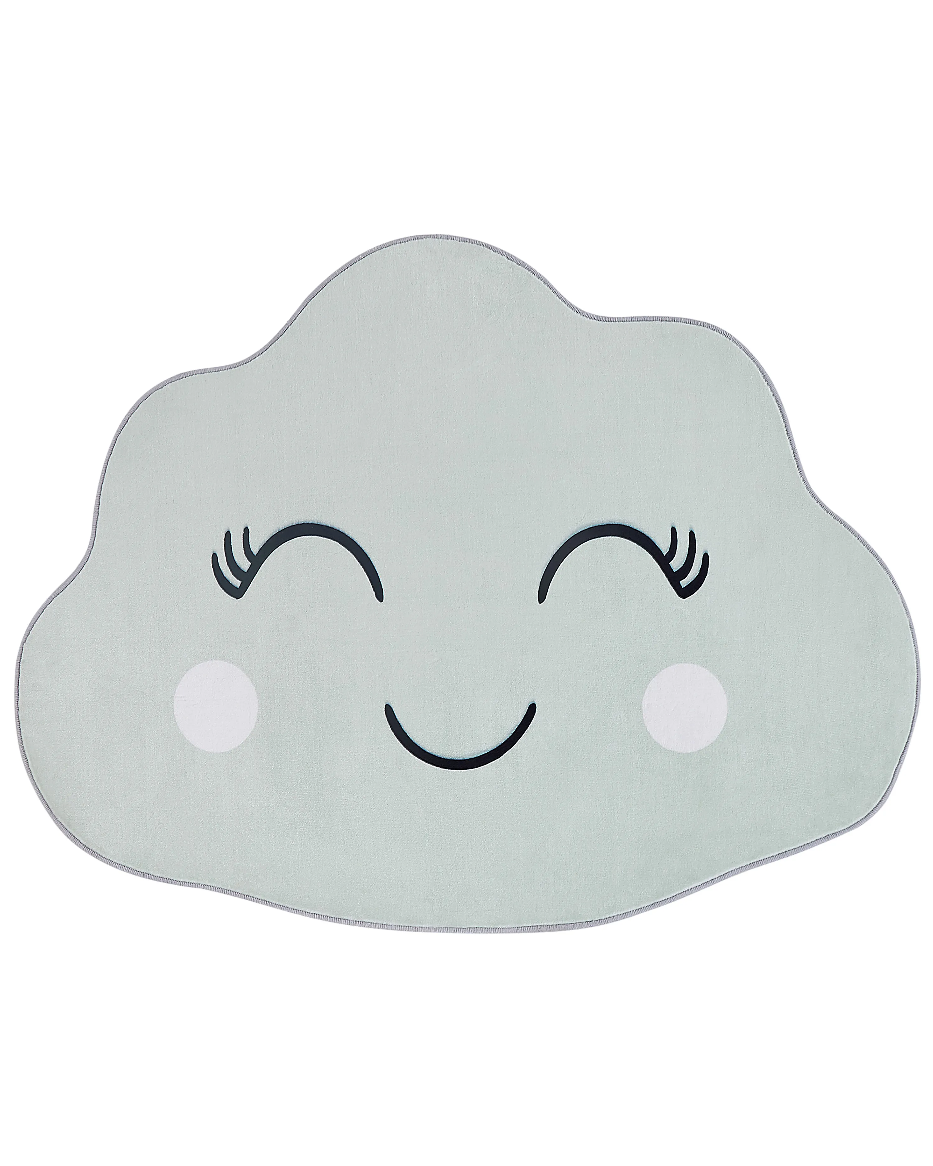 Kids Rug CUMULUS Mint Green 90 x 120 cm