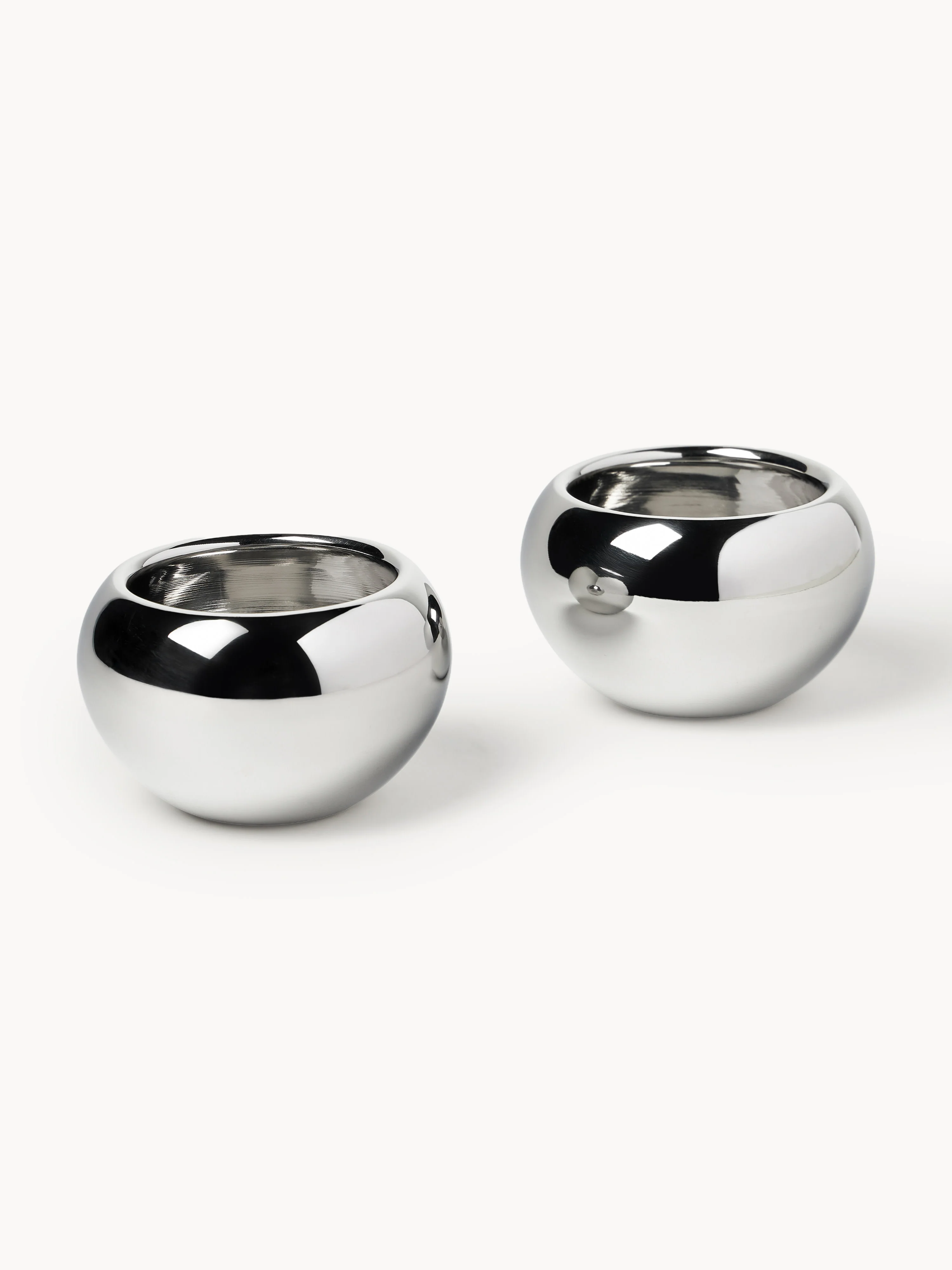 Dipschälchen Polaris aus Edelstahl, 2er-Set