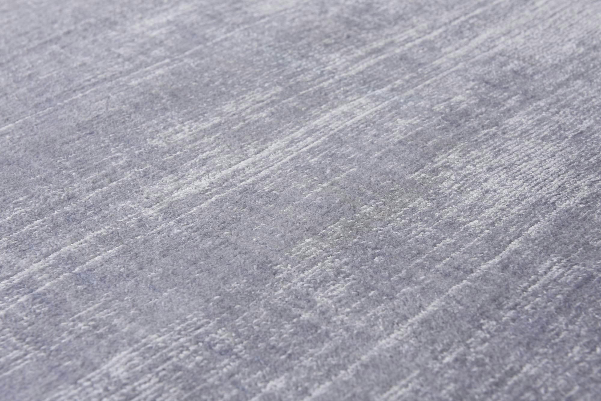 SHINE - Tapis élégant avec un doux brillant en viscose Argent 140x200