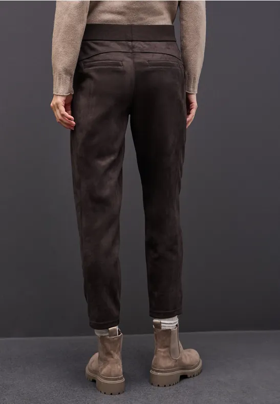 Loose Fit Velours Hose