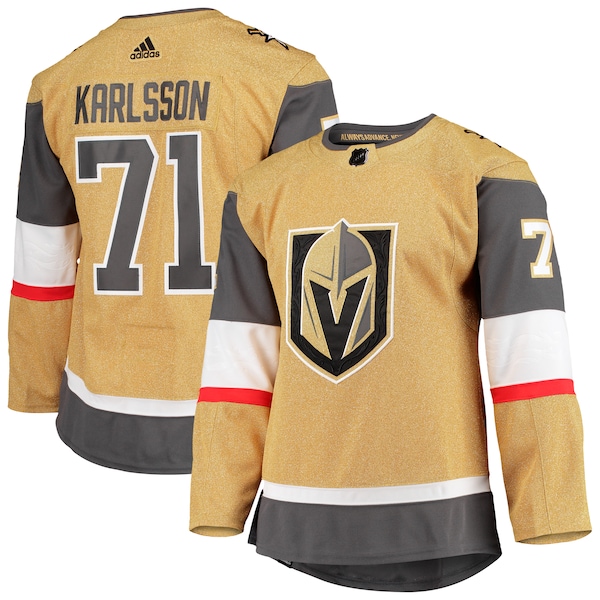 William Karlsson Vegas Golden Knights adidas Home Primegreen Authentic Player Jersey - Gold