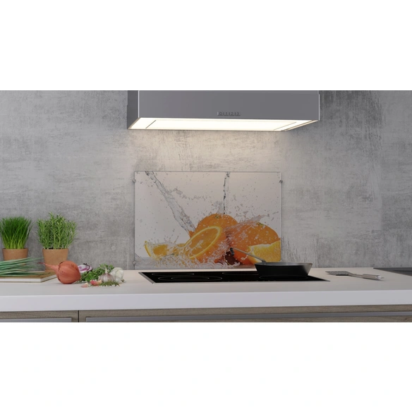 Glasboard »Orange Splash«, mehrfarbig, Glas