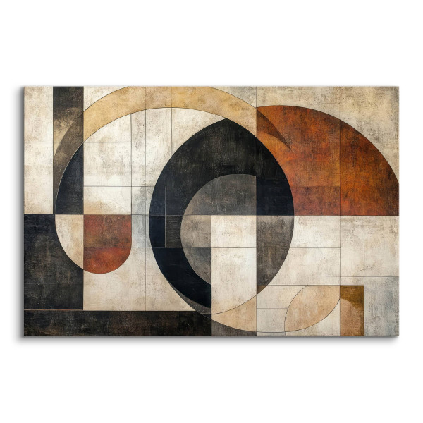 Obraz Kształty Geometryczne W Stylu Boho 30x20cm