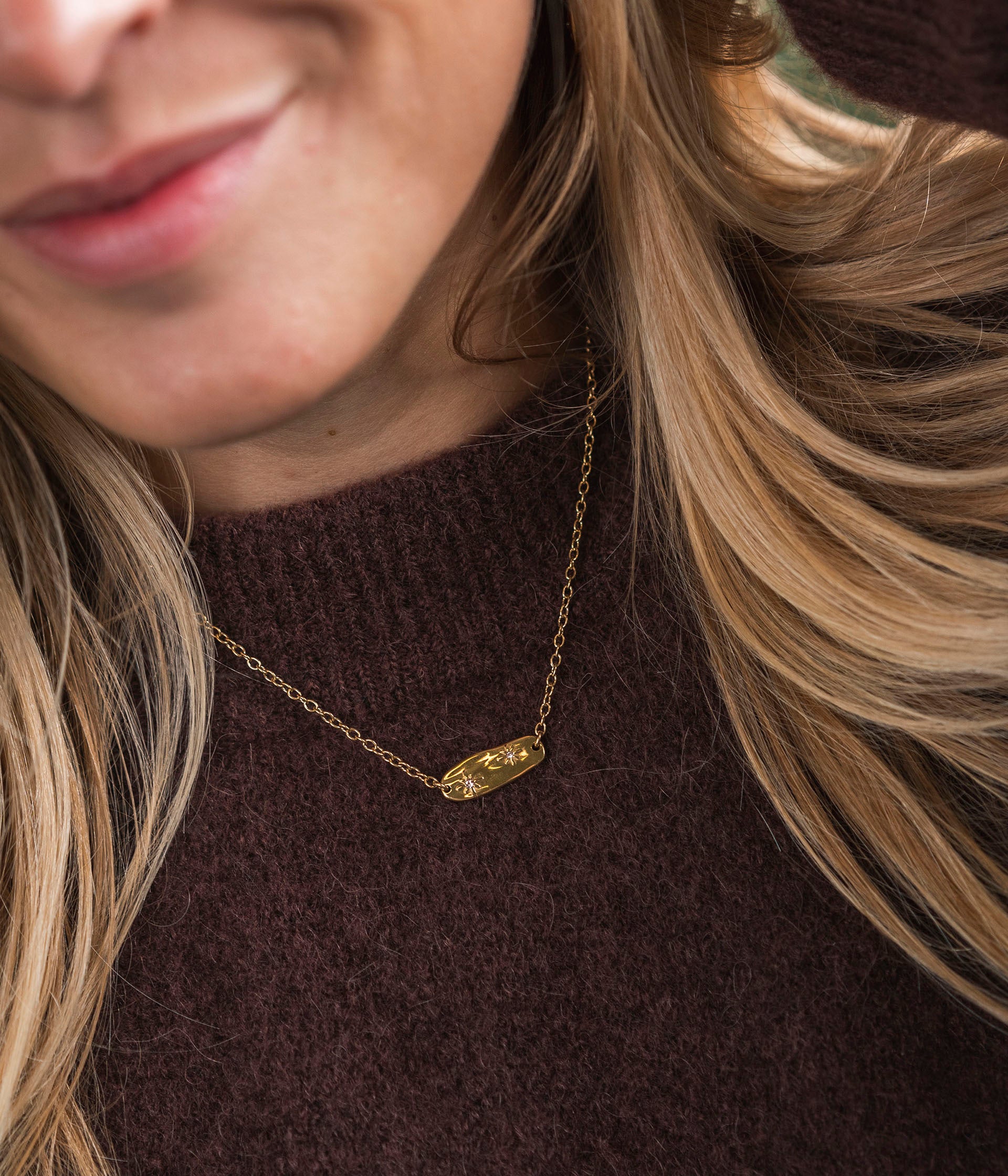 Collier Betixa doré