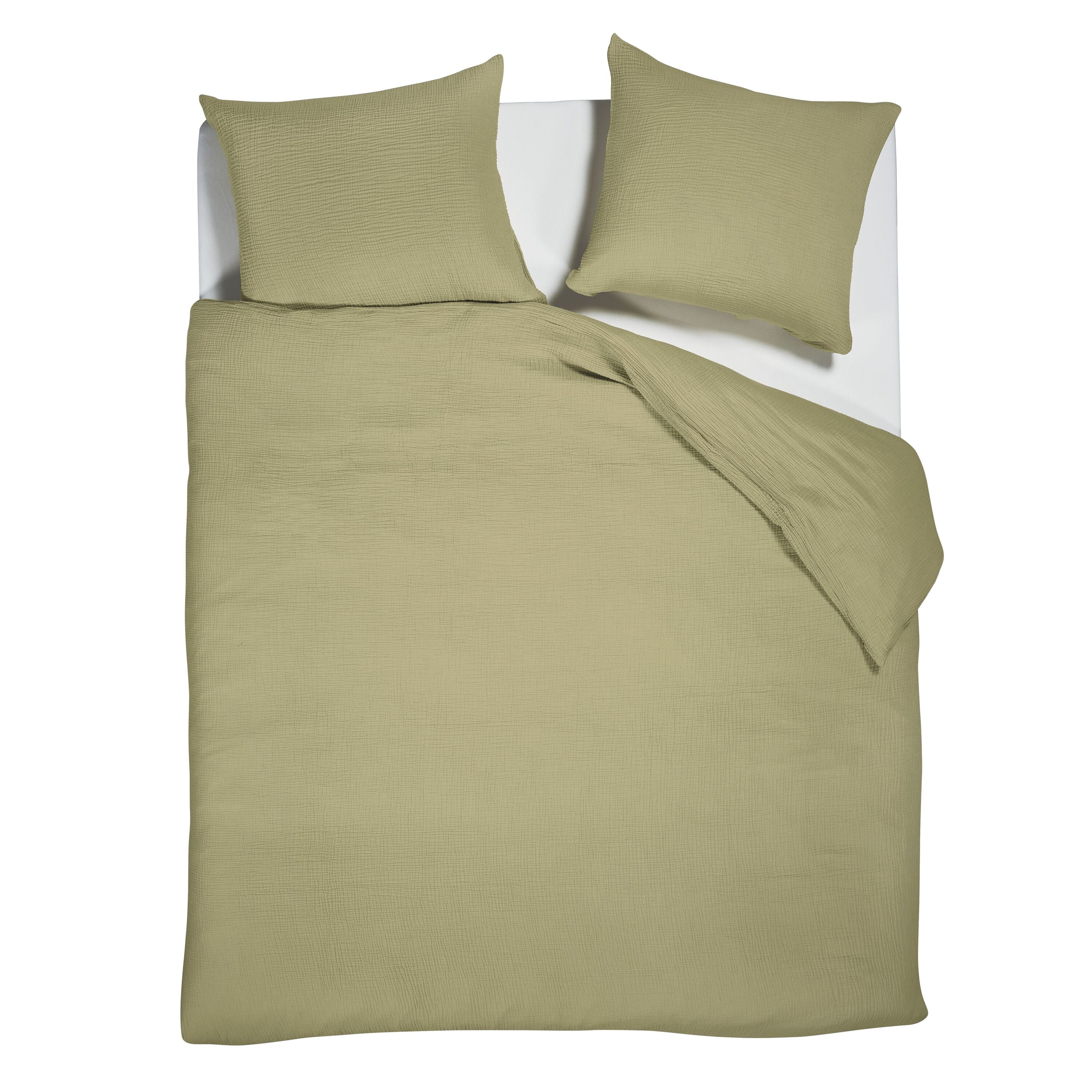 Beddinghouse Mist Groen Dekbedovertrek 200 x 200/220 cm