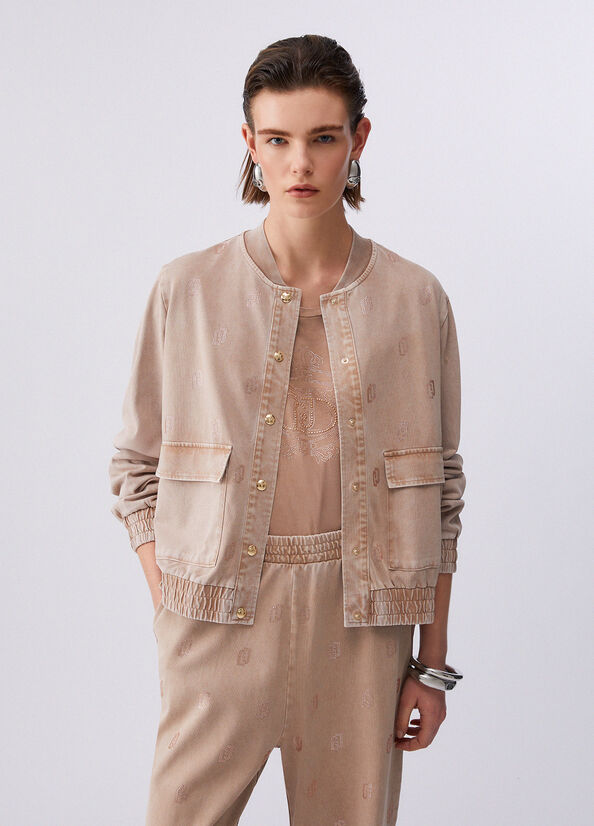 Giacca in jersey d&eacute;lav&eacute;