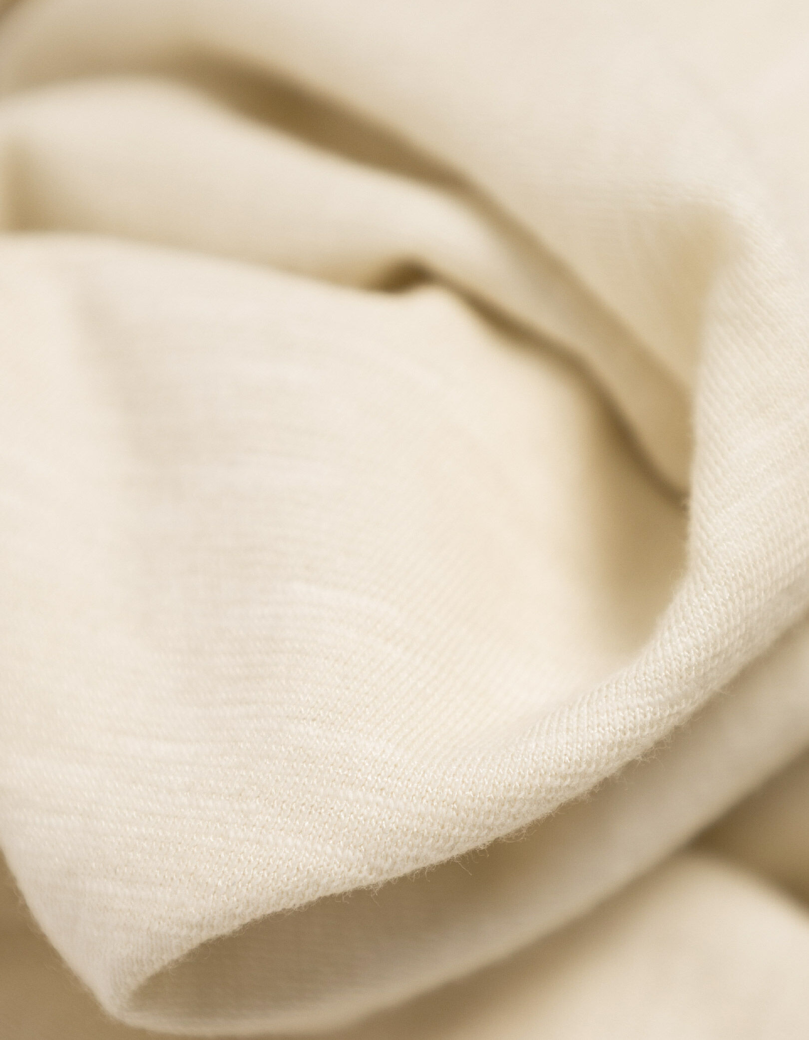 T-shirt col rond beige coton bio poche visuel Homme