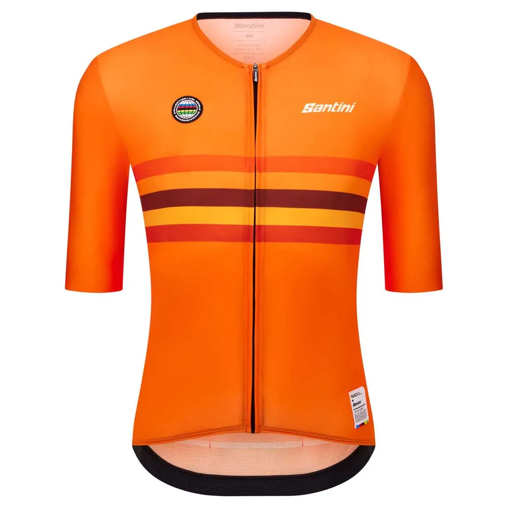 Santini UCI World Champion Netherlands 2025 short sleeve jersey