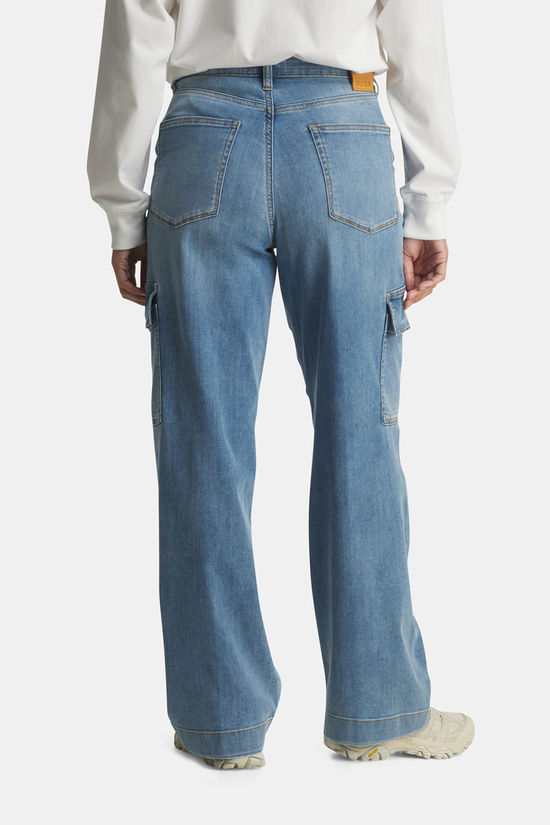 Duer Performance Denim Lite High Rise Cargo Pant Outdoorbroek Dames