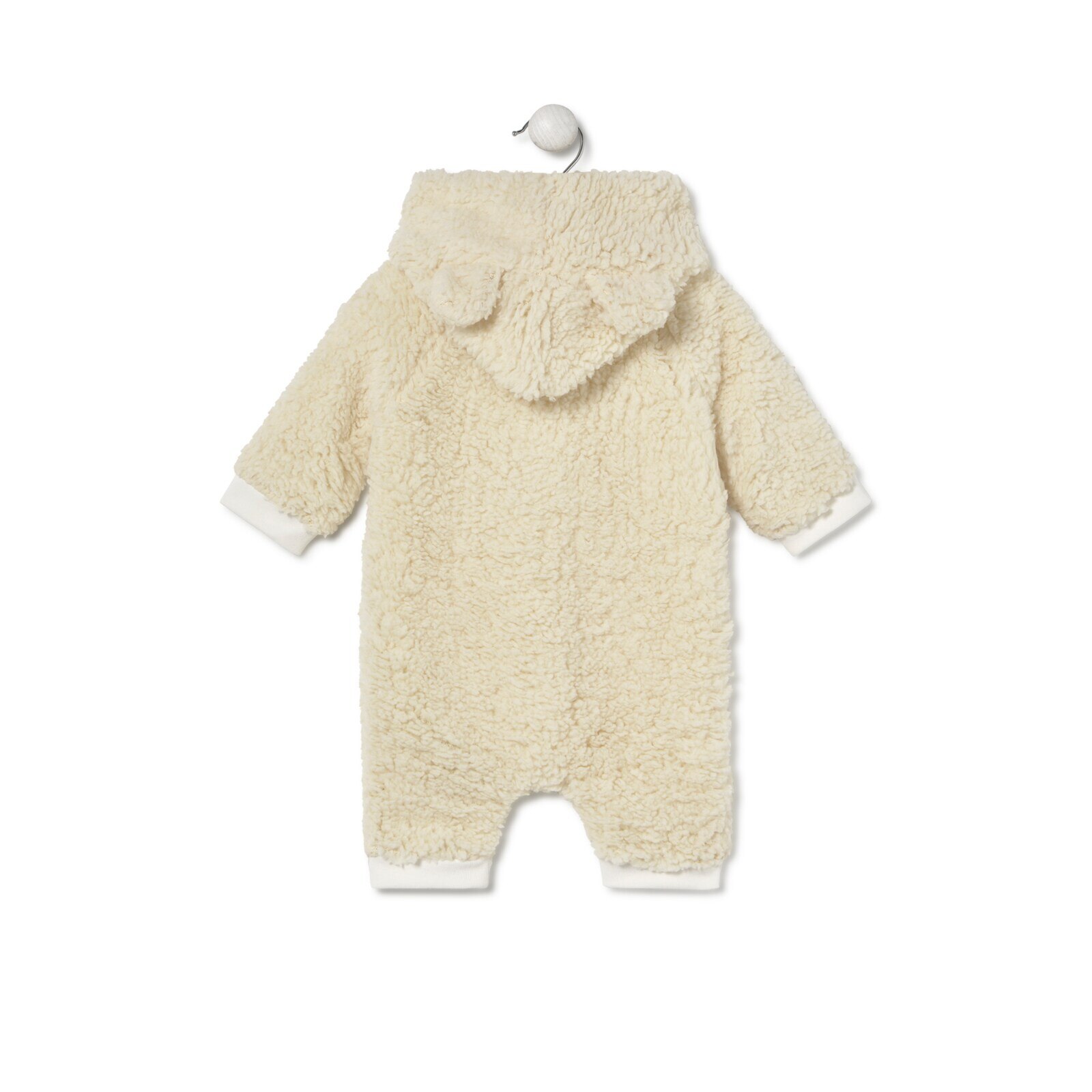 Buzo con capucha de bebé Cosmic beige