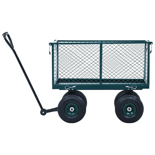 NNEVL Garden Hand Trolley Green 350 kg