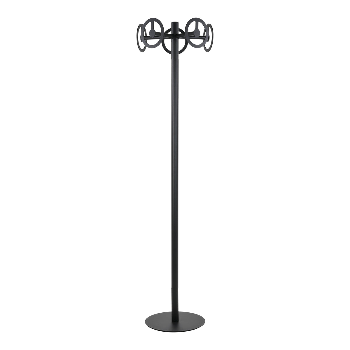 Spinder Design kapstok Circle - Zwart - 5 haken