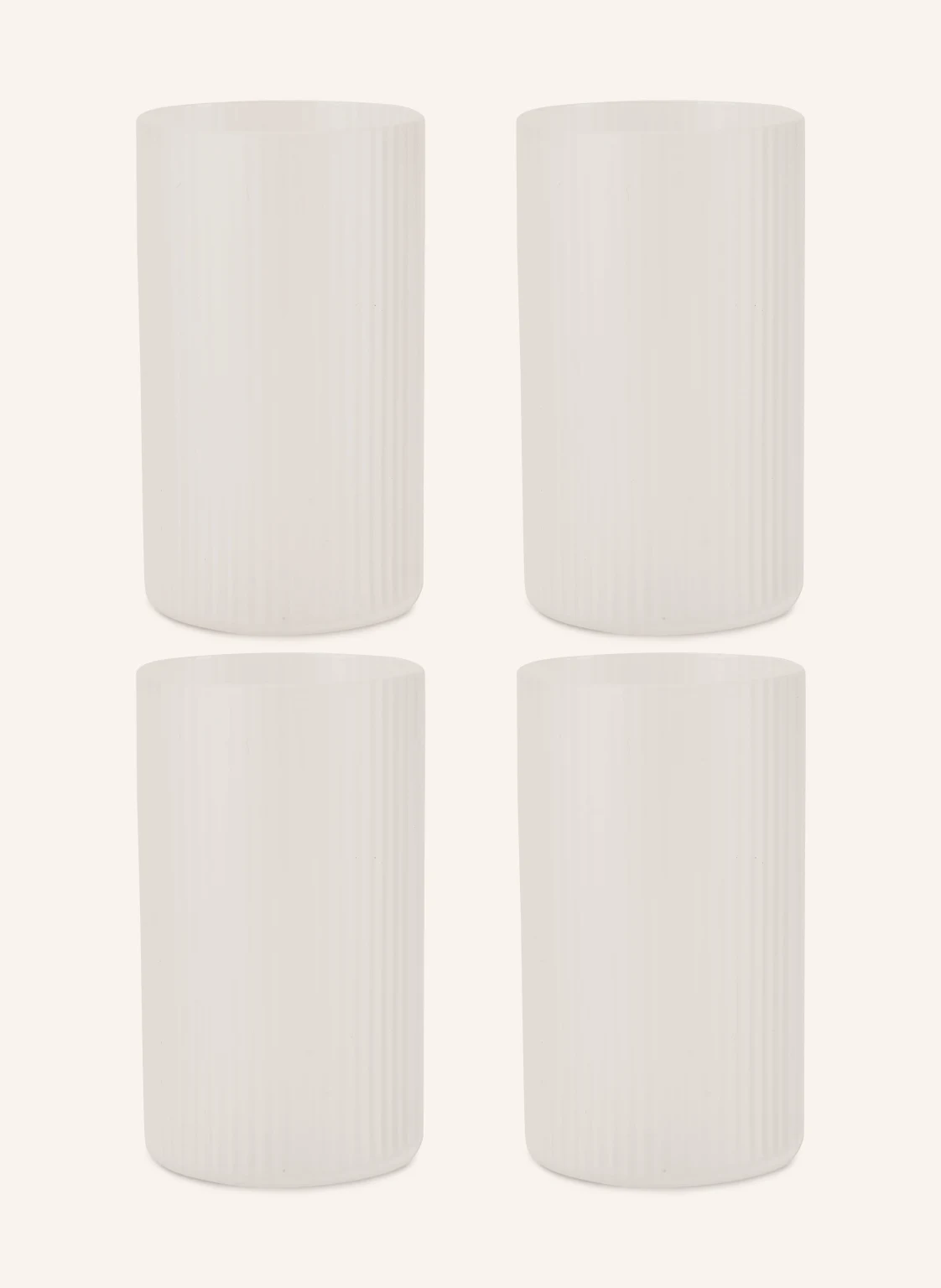 Ferm LIVING 4er-Set Wassergläser RIPPLE