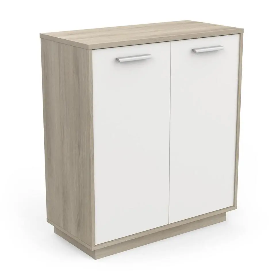 CALICOSY - LEO Dressoir - Eiken - 84,1x78,1x36,3 cm
