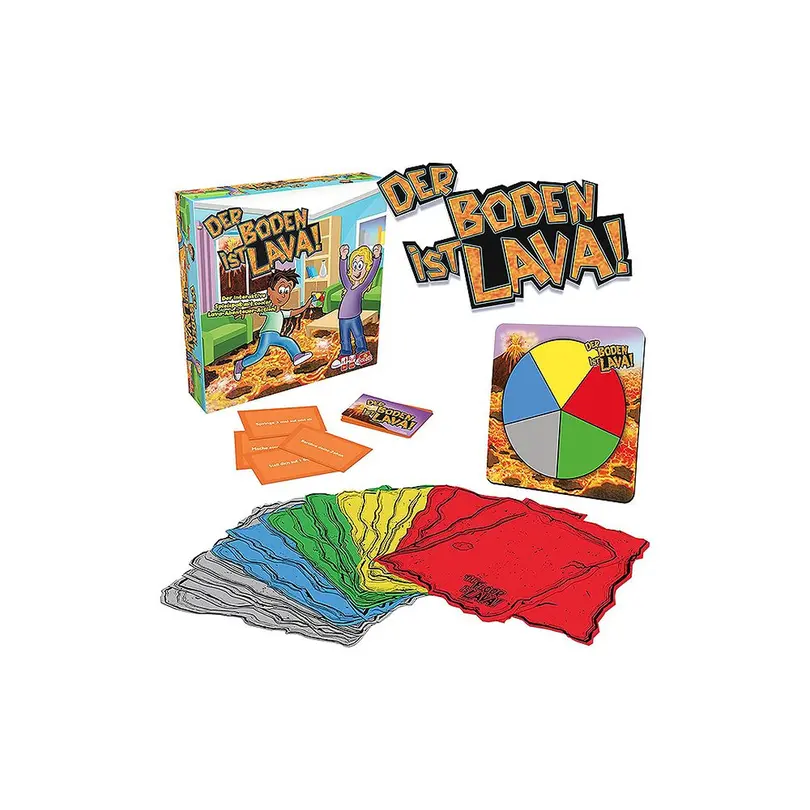 Familienspiel Der Boden ist Lava!