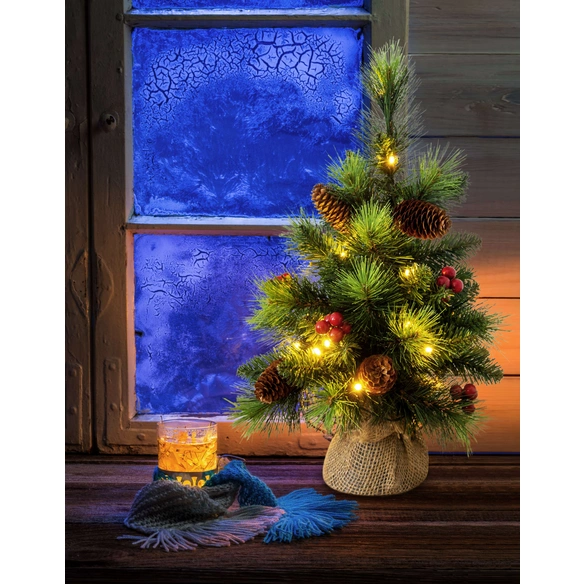 Weihnachtsbaum, BxH: 25 x 45 cm, grün