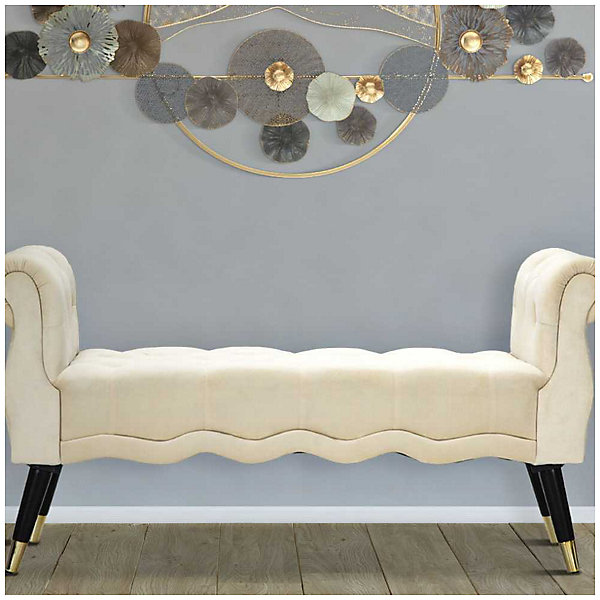 Bout de lit en tissu Paris 120x40x60 cm