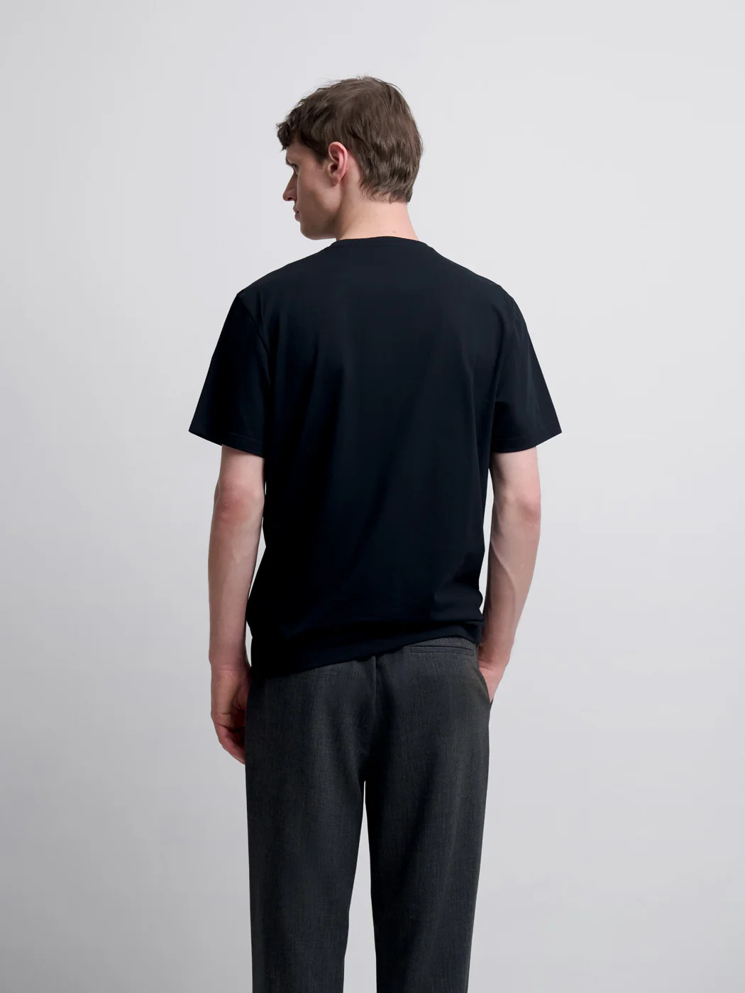 T-shirt col rond en coton Supima®