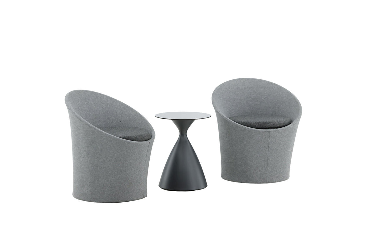 Rebellenclub Loungeset Haze - Donker Grijs