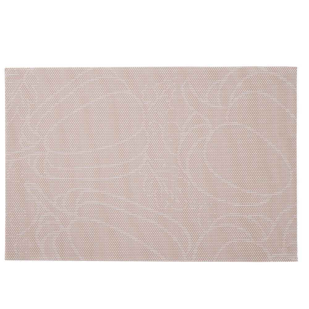 Set de table rectangulaire plastique motif citrouille marron 30x45cm