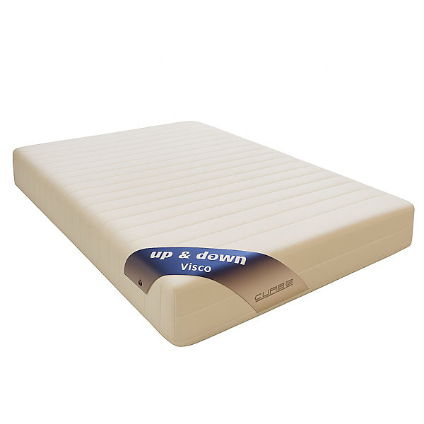 Nuits D'or Up&Down Visco Matelas 160x200 face de contact Mousse a Mémoire de Forme 55 Kg/m3 - Hauteur 20 Cm - Soutien Ferme