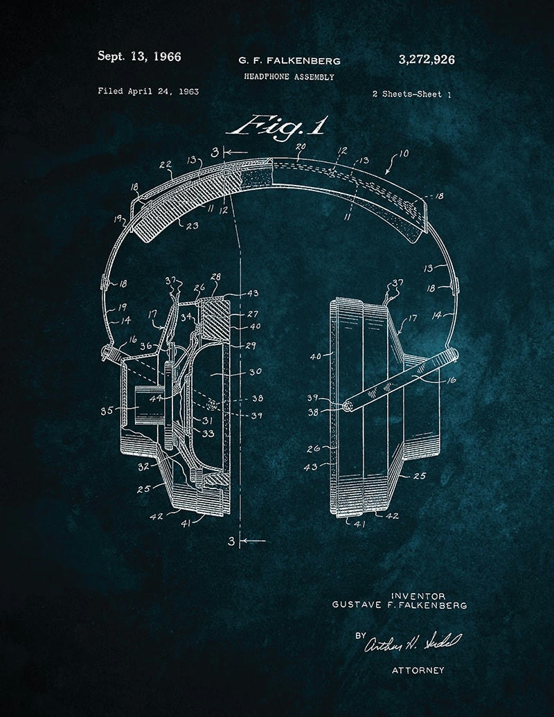- Tableau sur toile casque 30x40