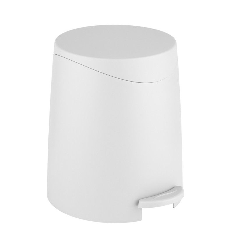Poubelle à pédale Portes blanche 3 L WENKO