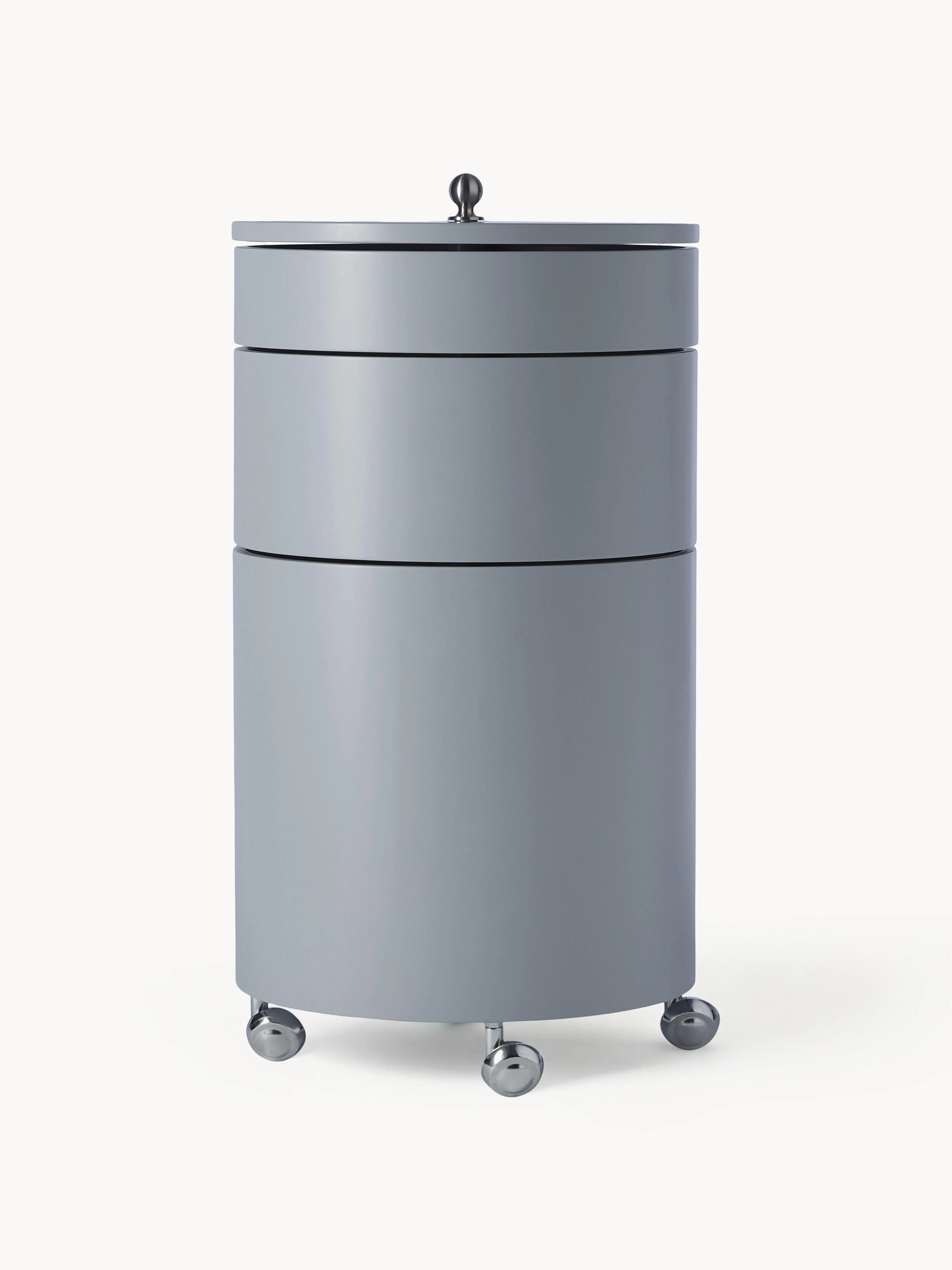 Runder Rollcontainer Barboy, Design Verner Panton