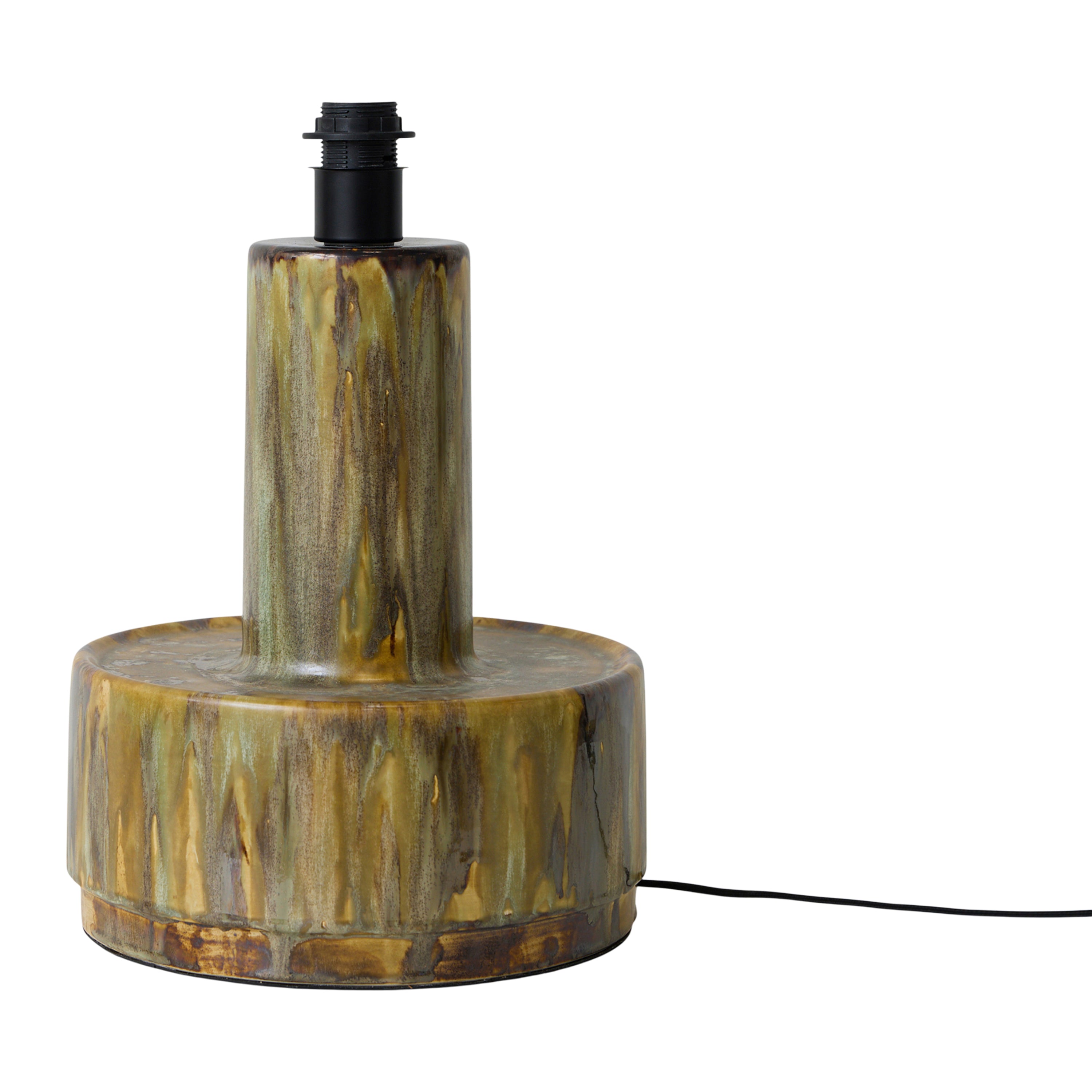 HKliving Ceramic Lampenvoet – Reactive Green