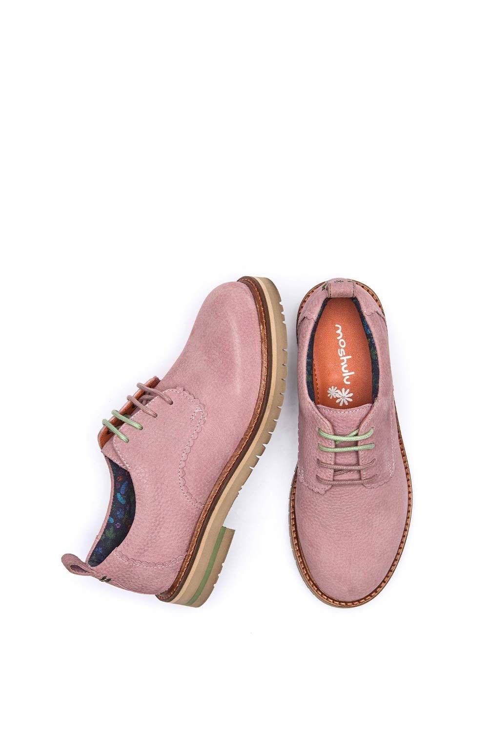 Moshulu Rafflesia' Scalloped-edge leather Derbys