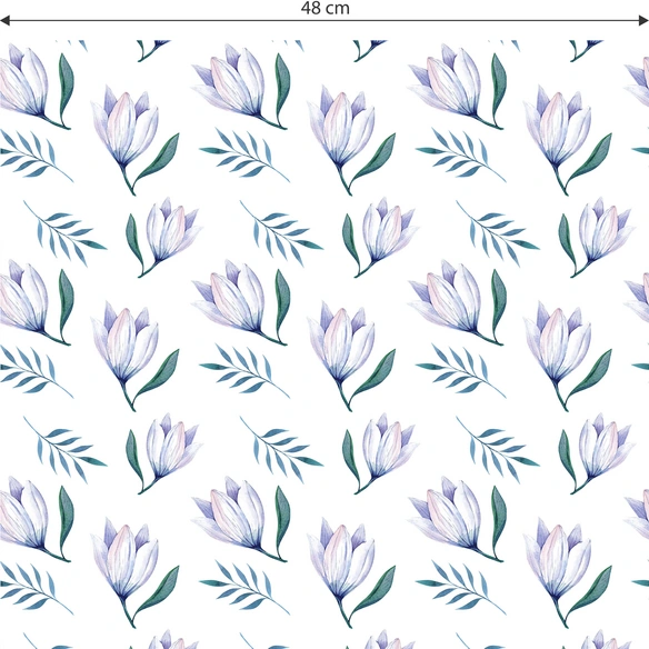Vliestapete »Kinder Vliestapete«, Krokus Blumen Blüten, mehrfarbig, matt