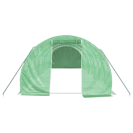 NNEVL Greenhouse with Steel Frame Green 24 m&sup2; 8x3x2 m