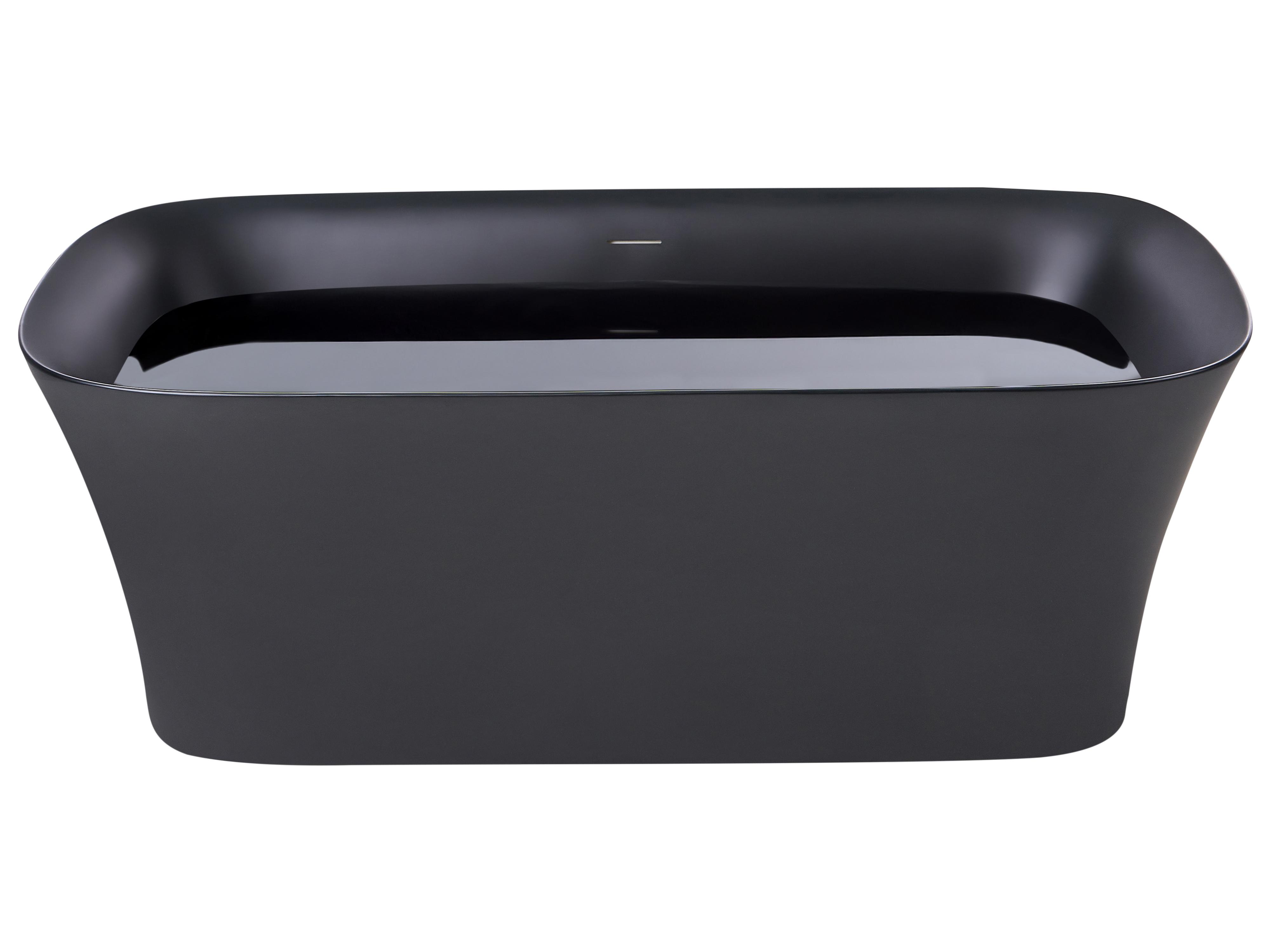 Freestanding Bathtub LANALHUE 1600 x 750 mm Black