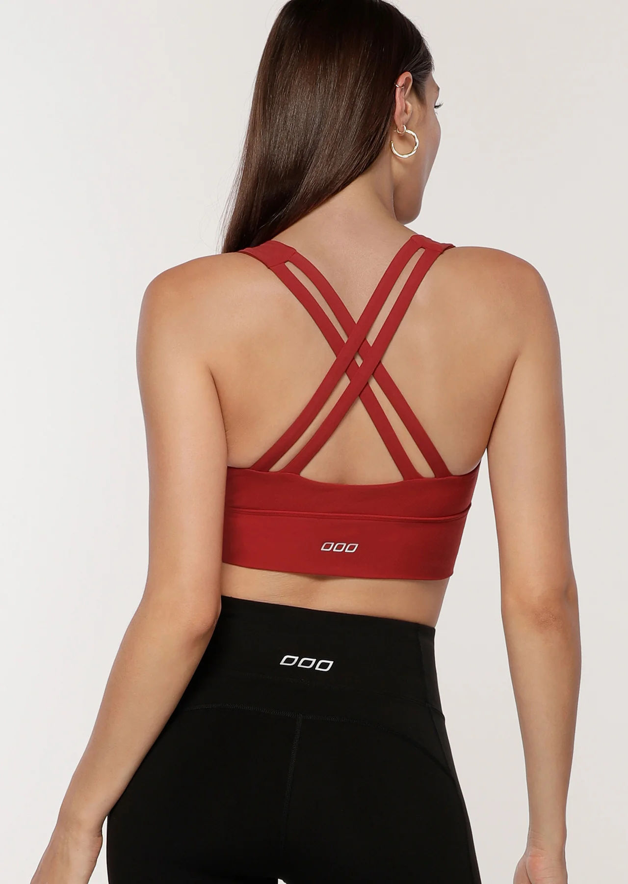 Ruched Front Sports Bra