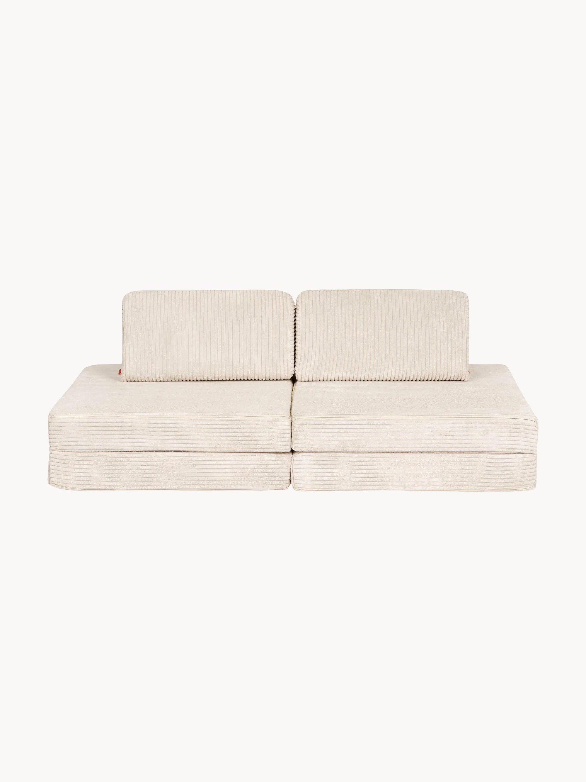 Modulares Spielsofa Mila aus Cord, handgefertigt