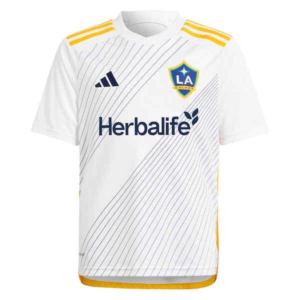 LA Galaxy adidas Youth 2024 Angeleno Kit Replica Custom Jersey - White