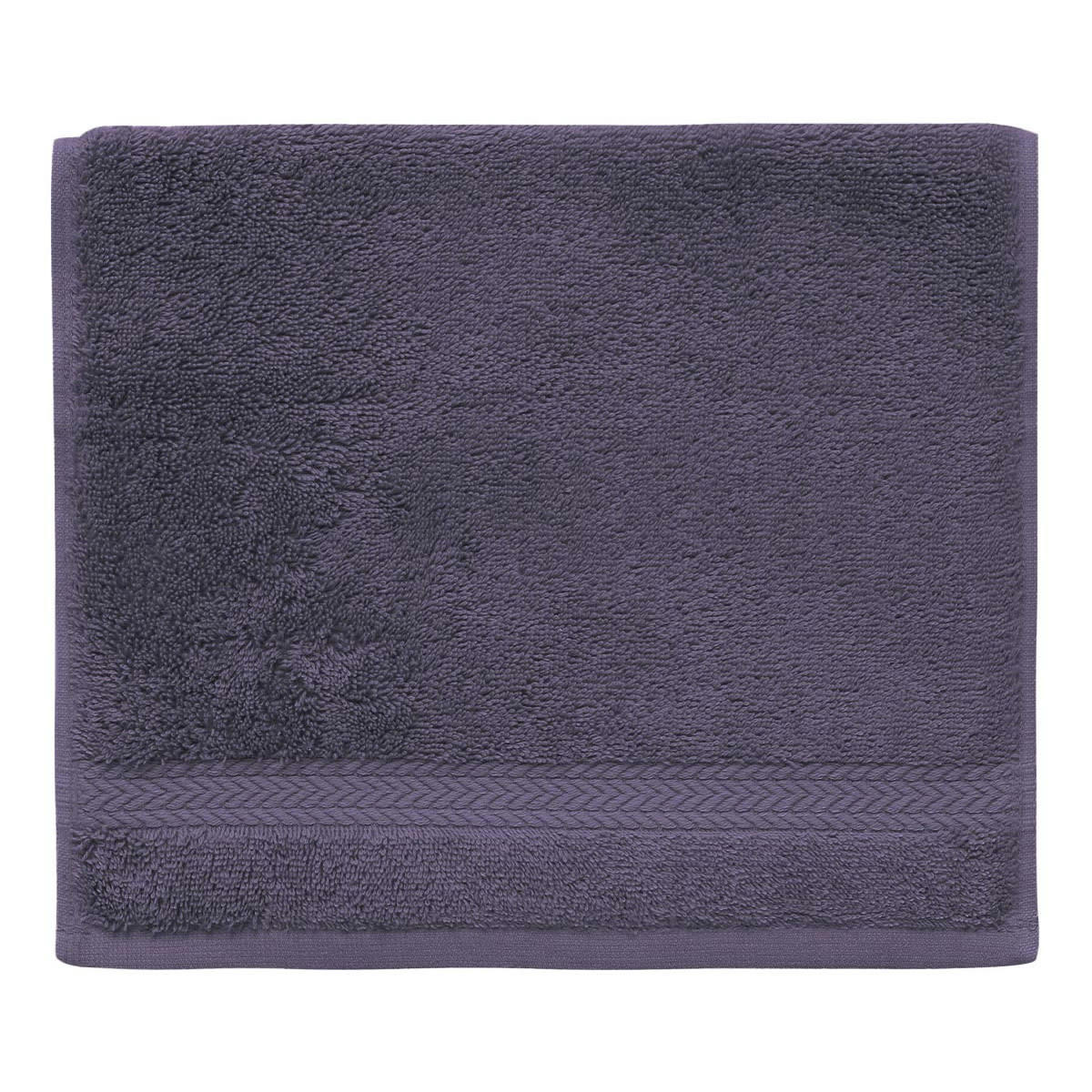 LUXURY - Lot de 3 serviettes invité 550gr/m²  myrtille 30x50 cm