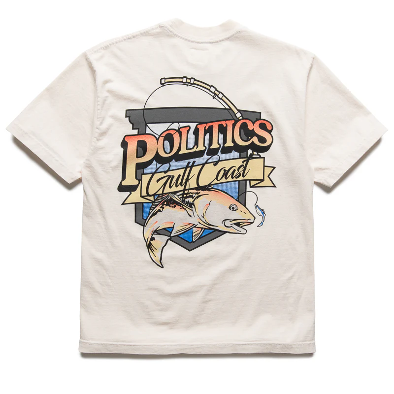 Politics Tackle Tee - Creme