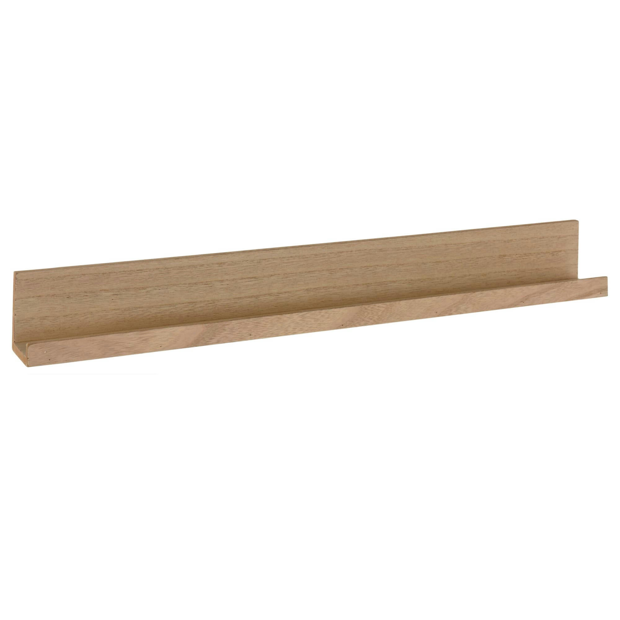 - Étagère murale étroite minimaliste bois 58x6x6.8cm