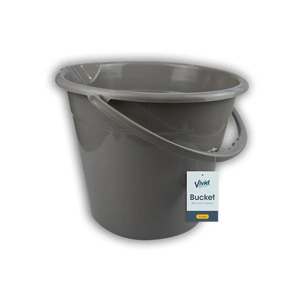 Vivid Bucket With Handle 10 Litre
