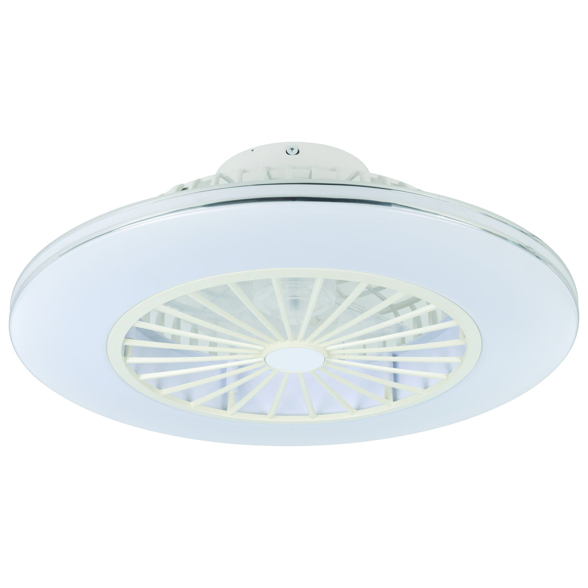 EGLO plafondlamp met ventilator Lovisca - ac led-cct - wit
