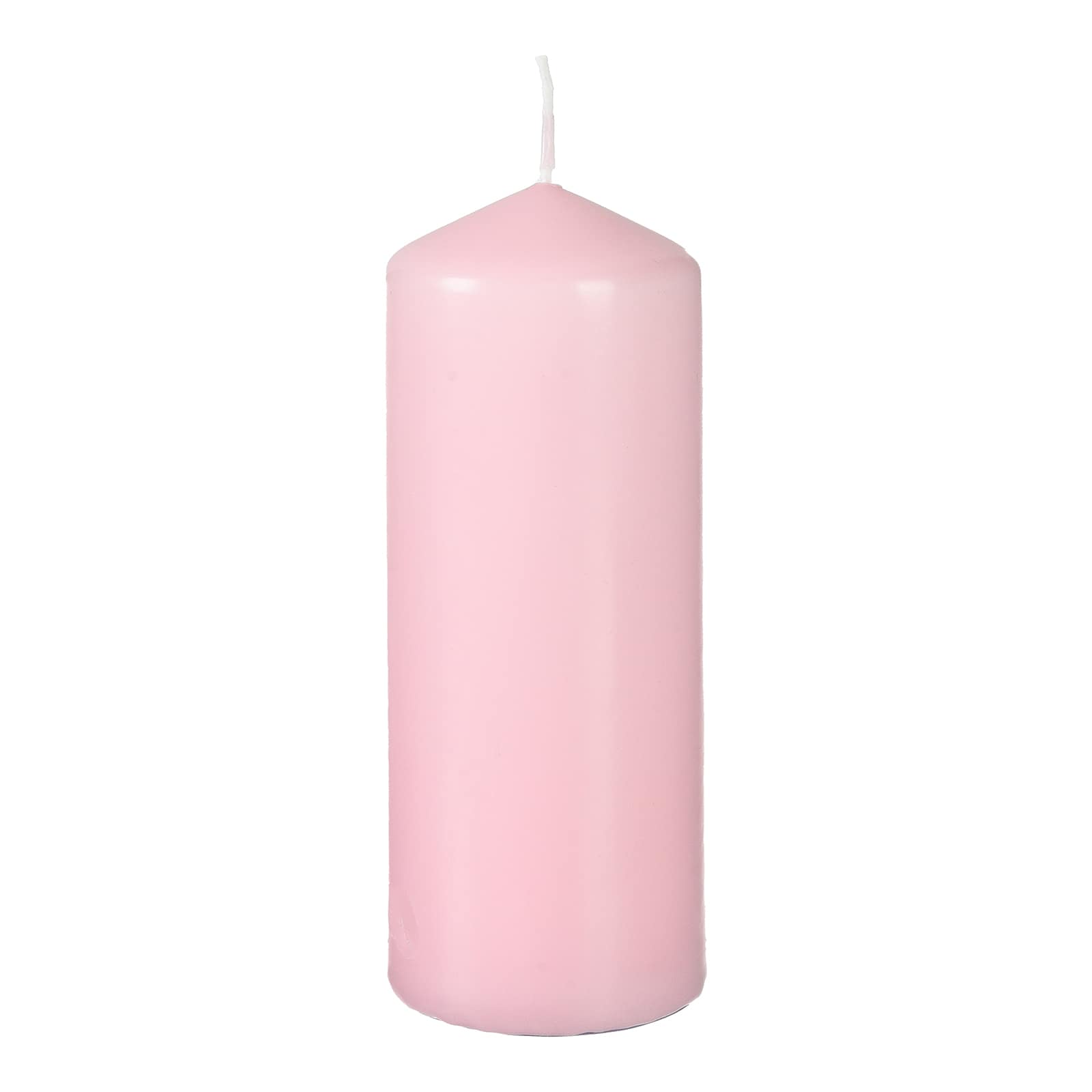 Stumpenkerze Basic Rosa, ⌀ 6 cm, H 150 mm