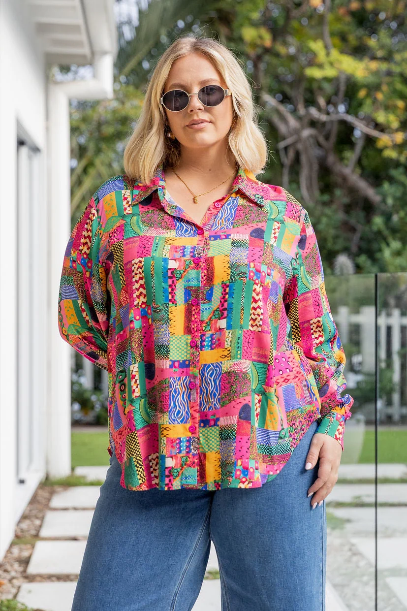 Lana Shirt in Bold Vibes