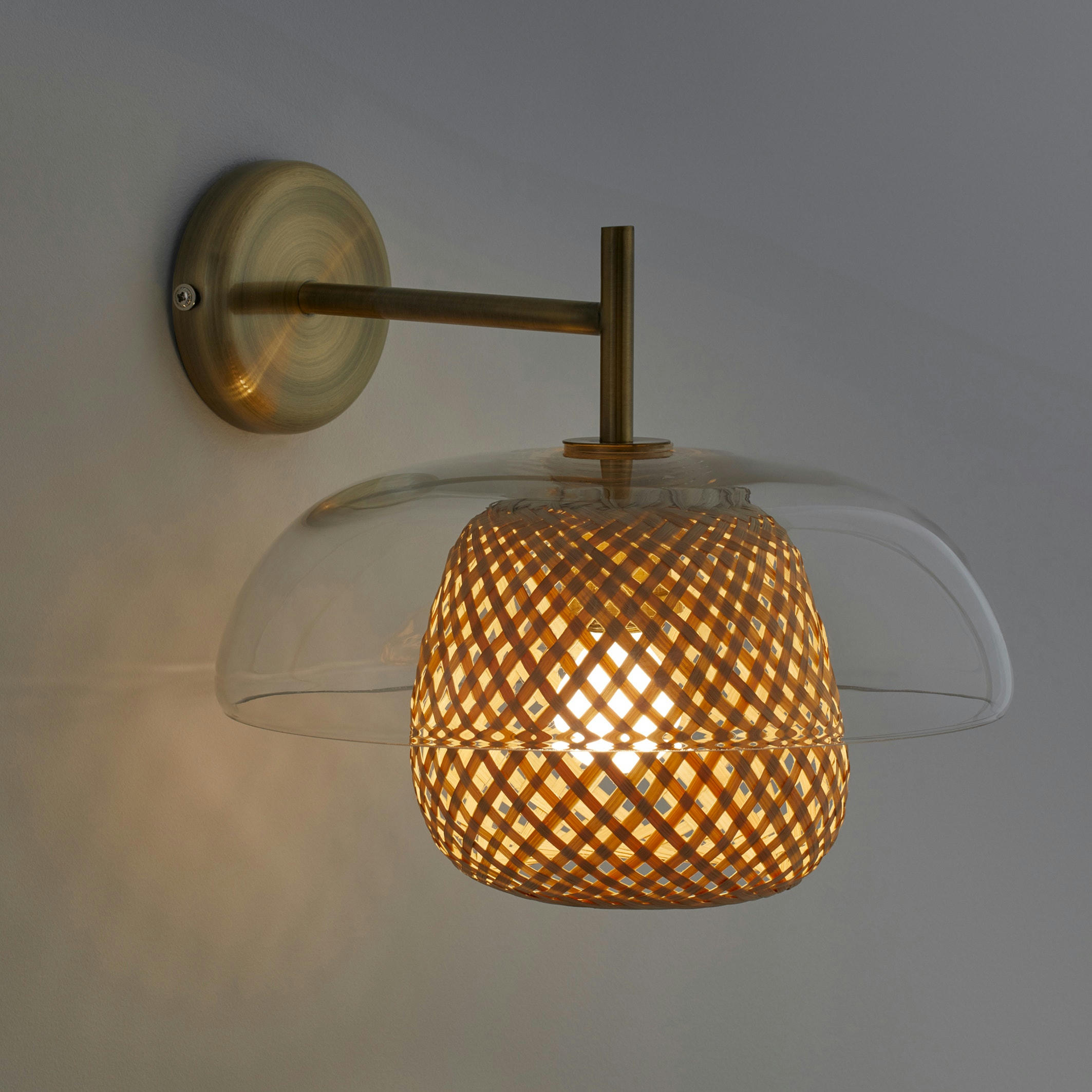 Applique verre et bambou, Madeline